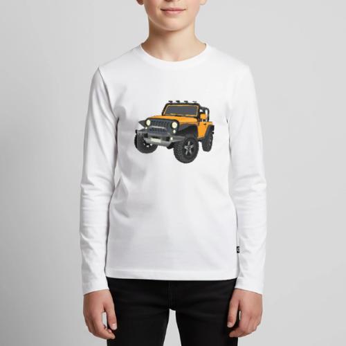 Wrangler 4x4 Yellow - Kids' Premium Long Sleeve T-Shirt