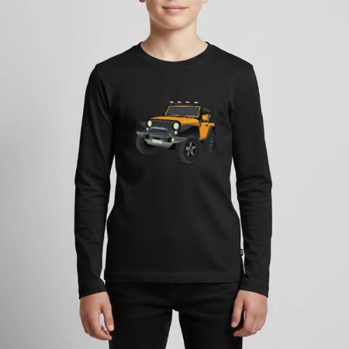 Wrangler 4x4 Yellow - Kids' Premium Long Sleeve T-Shirt