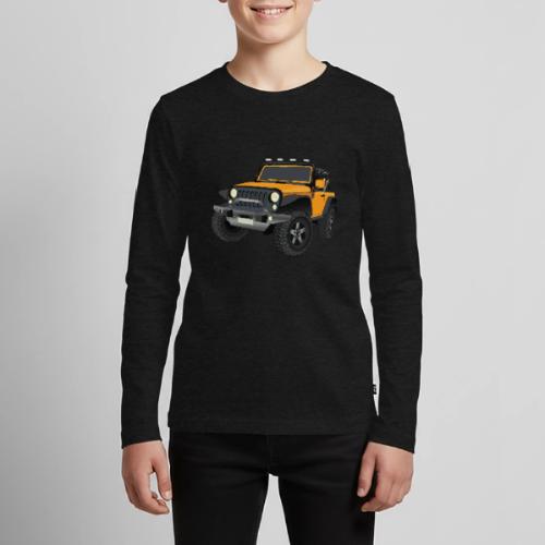 Wrangler 4x4 Yellow - Kids' Premium Long Sleeve T-Shirt