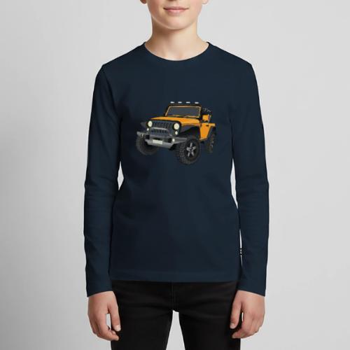 Wrangler 4x4 Yellow - Kids' Premium Long Sleeve T-Shirt