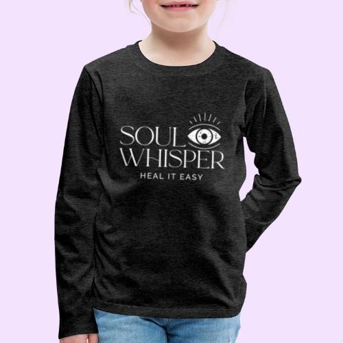 Soul Whisper - White Design - Kids' Premium Long Sleeve T-Shirt