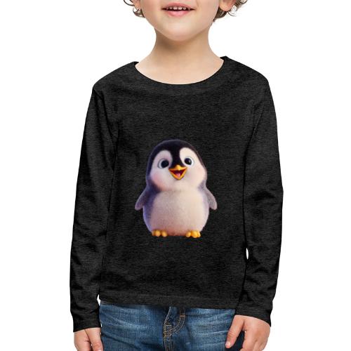 Joyful Baby Penguin - Kids' Premium Long Sleeve T-Shirt