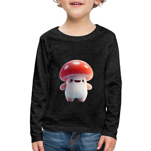 Mushroom: Red Forest Friend - Kids' Premium Long Sleeve T-Shirt