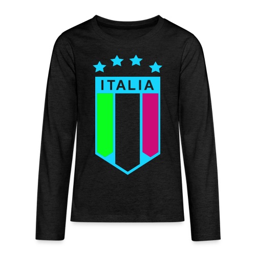 4 Star Italia Shield - Kids' Premium Long Sleeve T-Shirt