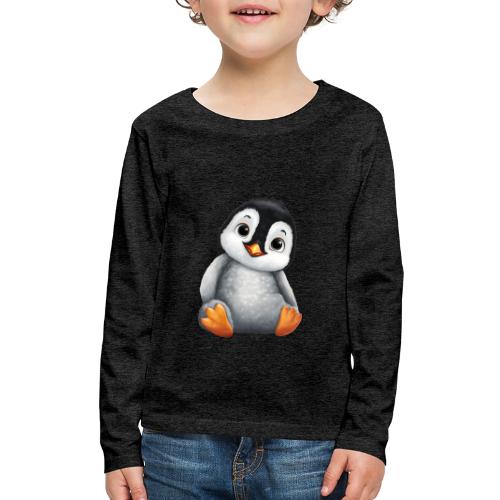 Innocent Penguin Sitting - Kids' Premium Long Sleeve T-Shirt