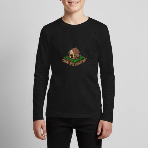 Clueless Bushcraft 2022 Logo - Kids' Premium Long Sleeve T-Shirt