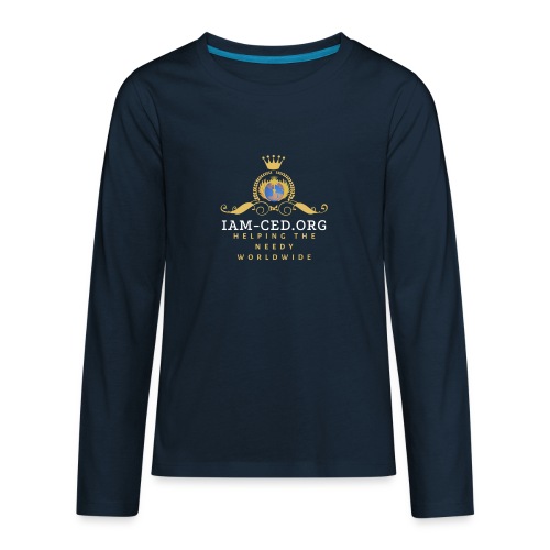IAM-CED.ORG CROWN - Kids' Premium Long Sleeve T-Shirt