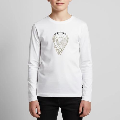 Find Your Trail Location Pin: National Trails Day - Kids' Premium Long Sleeve T-Shirt