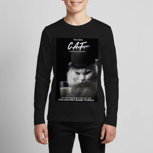 The Cool Cat - Kids' Premium Long Sleeve T-Shirt