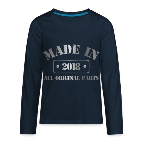 Made in 2018 - Kids' Premium Long Sleeve T-Shirt