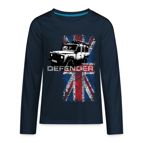 Land Rover Defender - AUTONAUT.com - Kids' Premium Long Sleeve T-Shirt