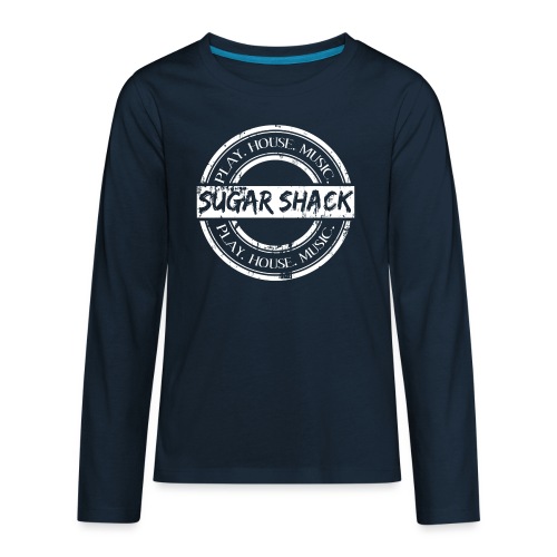 Shack logo White - Kids' Premium Long Sleeve T-Shirt