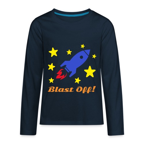 Blast Off - Kids' Premium Long Sleeve T-Shirt