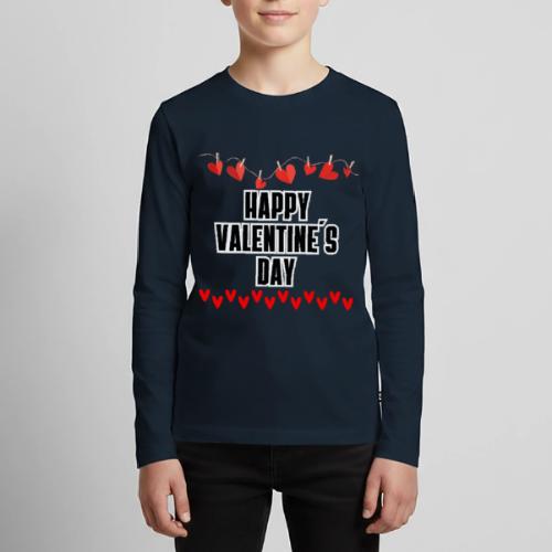 Design Expresses Love, Vibrant Lines of Much Love - Kids' Premium Long Sleeve T-Shirt