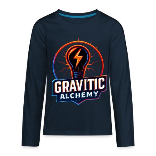 Gravitic Alchemy Logo - Kids' Premium Long Sleeve T-Shirt
