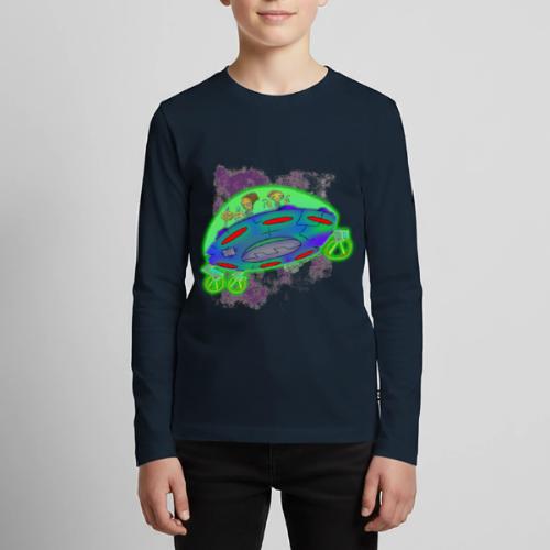 Ongher's UFO Flying Saucer - Kids' Premium Long Sleeve T-Shirt