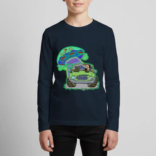 GrisDismation Ongher's UFO Alien Abduction - Kids' Premium Long Sleeve T-Shirt