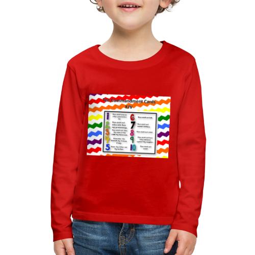 10 Commandments - Kids' Premium Long Sleeve T-Shirt