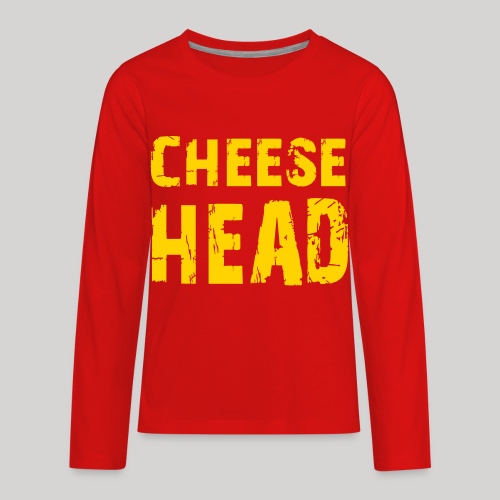 Cheesehead - Kids' Premium Long Sleeve T-Shirt
