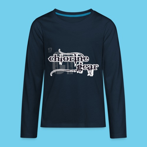 Chlorine Gear Textual B W - Kids' Premium Long Sleeve T-Shirt