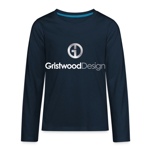Gristwood Design Logo For Dark Fabric - Kids' Premium Long Sleeve T-Shirt