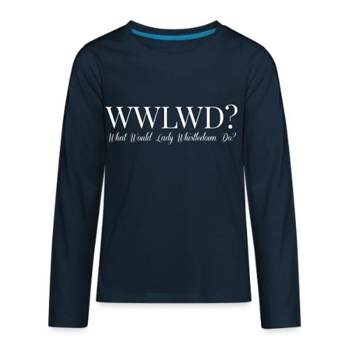What Would Lady Whistledown Do? - Kids' Premium Long Sleeve T-Shirt