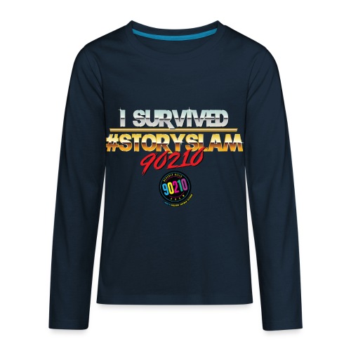 Storyslam Shirt 90210 Transparent 01 - Kids' Premium Long Sleeve T-Shirt