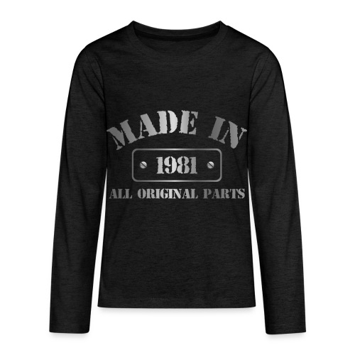 Made in 1981 - Kids' Premium Long Sleeve T-Shirt