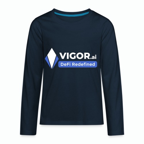 VIGOR.ai DeFi Redefined - Kids' Premium Long Sleeve T-Shirt