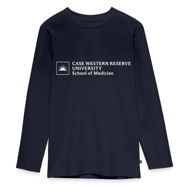 SOM Two Line Horizontal Primary Logo CWRU WHITE 1