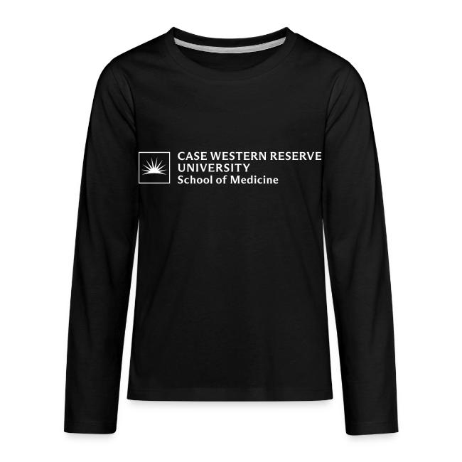 SOM Two Line Horizontal Primary Logo CWRU WHITE 1