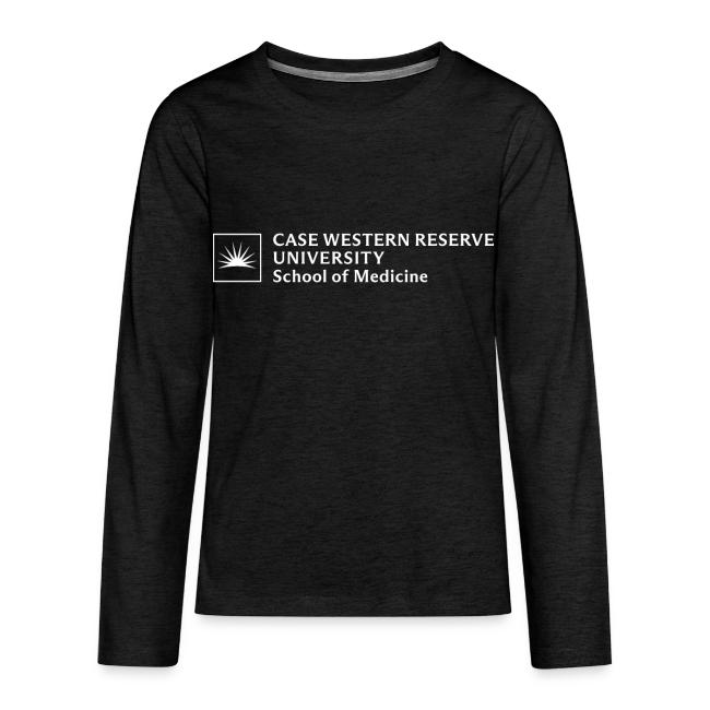 SOM Two Line Horizontal Primary Logo CWRU WHITE 1