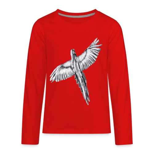 Flying parrot - Kids' Premium Long Sleeve T-Shirt