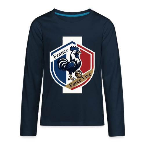 France Rooster T-Shirt, Bleu-Blanc-Rouge gift - Kids' Premium Long Sleeve T-Shirt