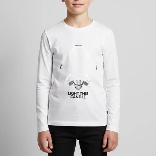 Light This Candle - White - Kids' Premium Long Sleeve T-Shirt