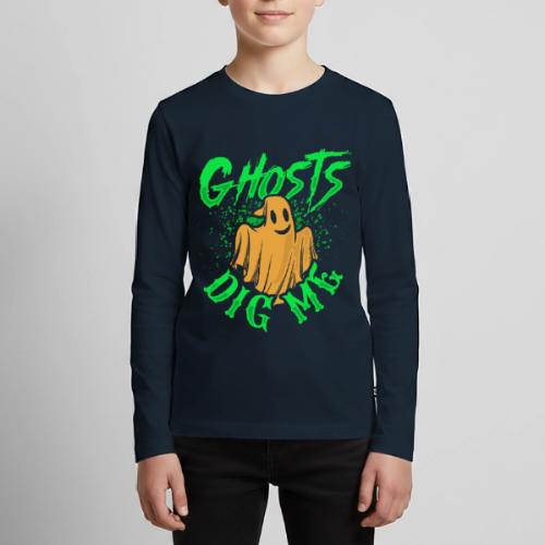 Ghosts Dig Me - Kids' Premium Long Sleeve T-Shirt