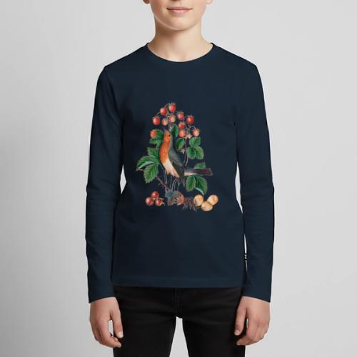 European robin - Kids' Premium Long Sleeve T-Shirt