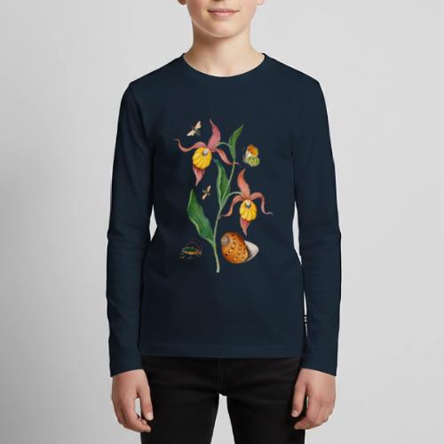 Lady Slipper Orchid - Kids' Premium Long Sleeve T-Shirt