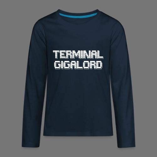 Terminal Gigalord ASCII - Kids' Premium Long Sleeve T-Shirt