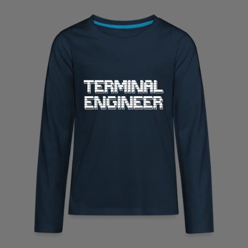 Terminal Engineer ASCII - Kids' Premium Long Sleeve T-Shirt