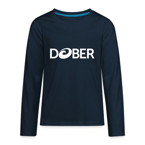Dober White Logo - Kids' Premium Long Sleeve T-Shirt