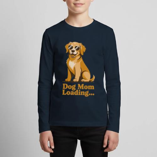 Dog Mom Loading Golden Retriever Sunglasses - Kids' Premium Long Sleeve T-Shirt