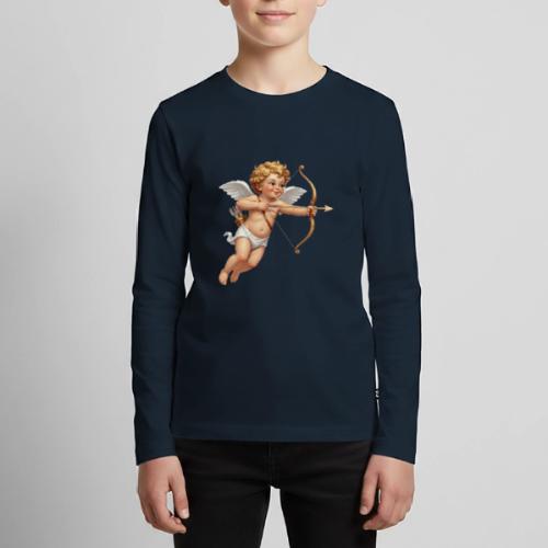 Cupid with twohearts set - Kids' Premium Long Sleeve T-Shirt