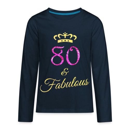80Th Birthday born in 1941 Birthday Present gift - Kids' Premium Long Sleeve T-Shirt