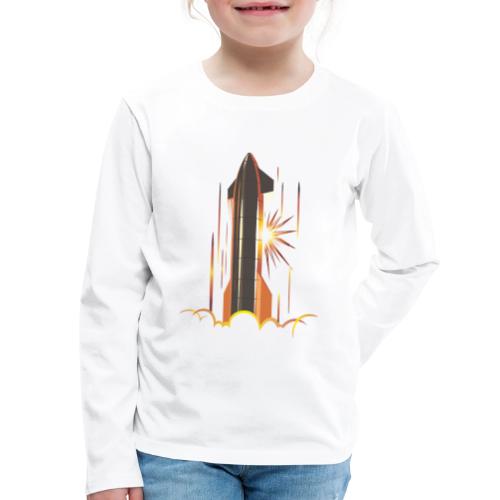 Star Ship Mars - Dark - Kids' Premium Long Sleeve T-Shirt