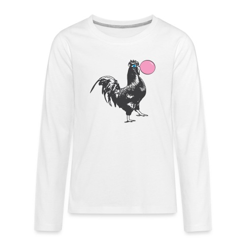 Chicken Chews Bubble Gum - Kids' Premium Long Sleeve T-Shirt