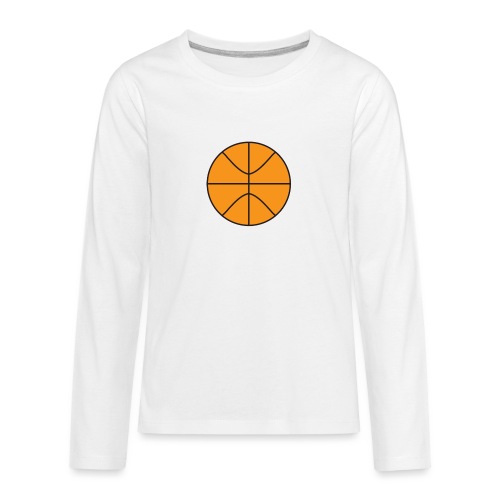 Plain basketball - Kids' Premium Long Sleeve T-Shirt