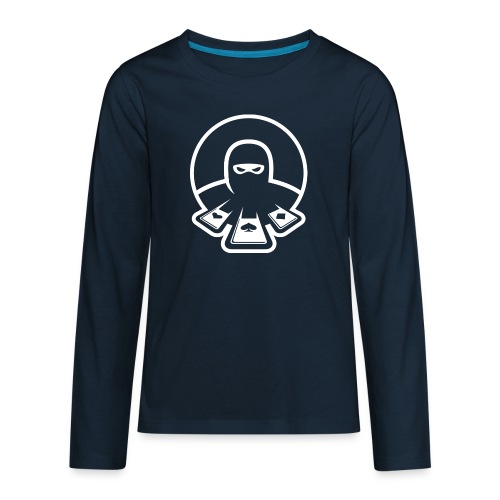 Nertz Master Icon Snow - Kids' Premium Long Sleeve T-Shirt