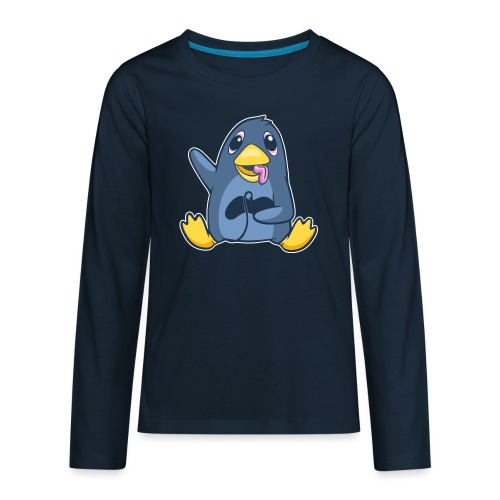 Gamer Penguin - Kids' Premium Long Sleeve T-Shirt