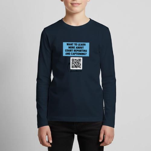 2023 CRCW Want to learn more - Kids' Premium Long Sleeve T-Shirt